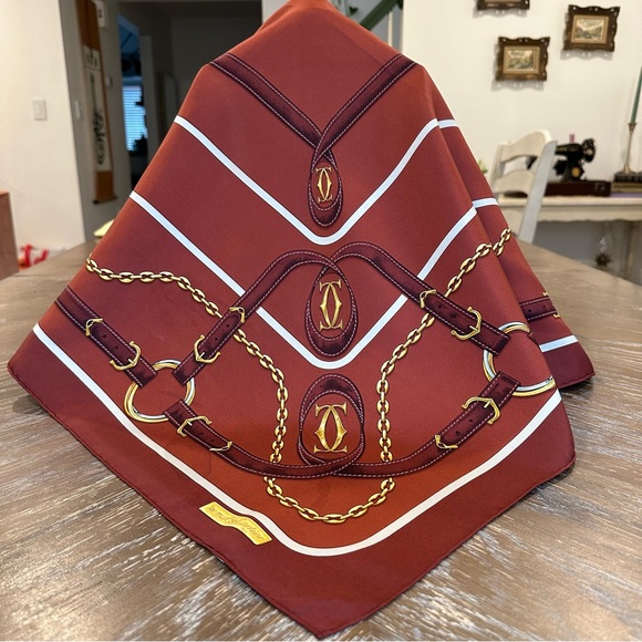 Authentic Cartier Scarf - Picture 7 of 13
